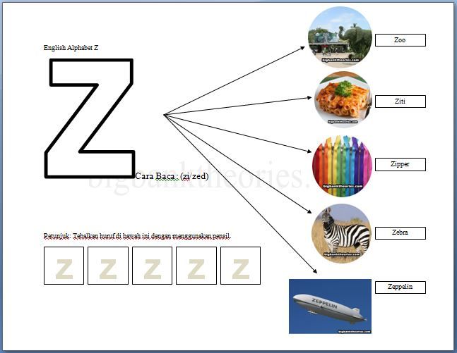 Detail Bahasa Inggrisnya Abc Sampai Z Nomer 49