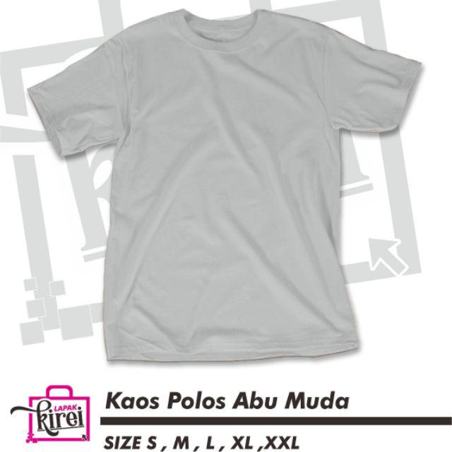 Detail Baju Abu Abu Polos Nomer 13