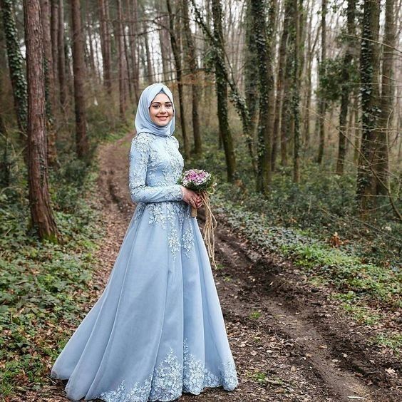 Detail Baju Akad Nikah Muslimah Simple Nomer 27