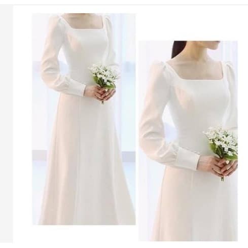 Detail Baju Akad Nikah Simple Elegan Nomer 34