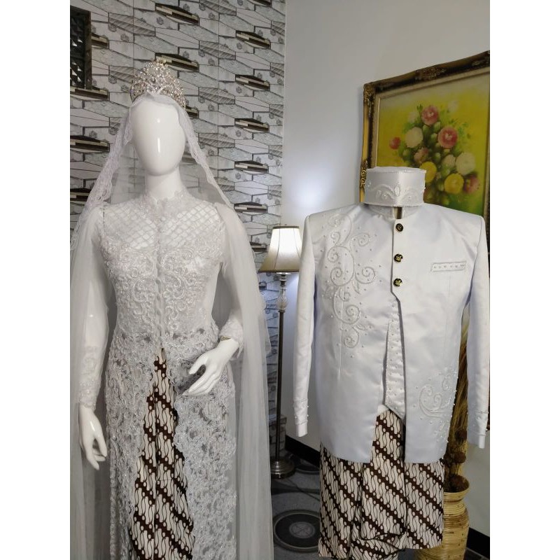 Detail Baju Akad Nikah Simple Elegan Nomer 9