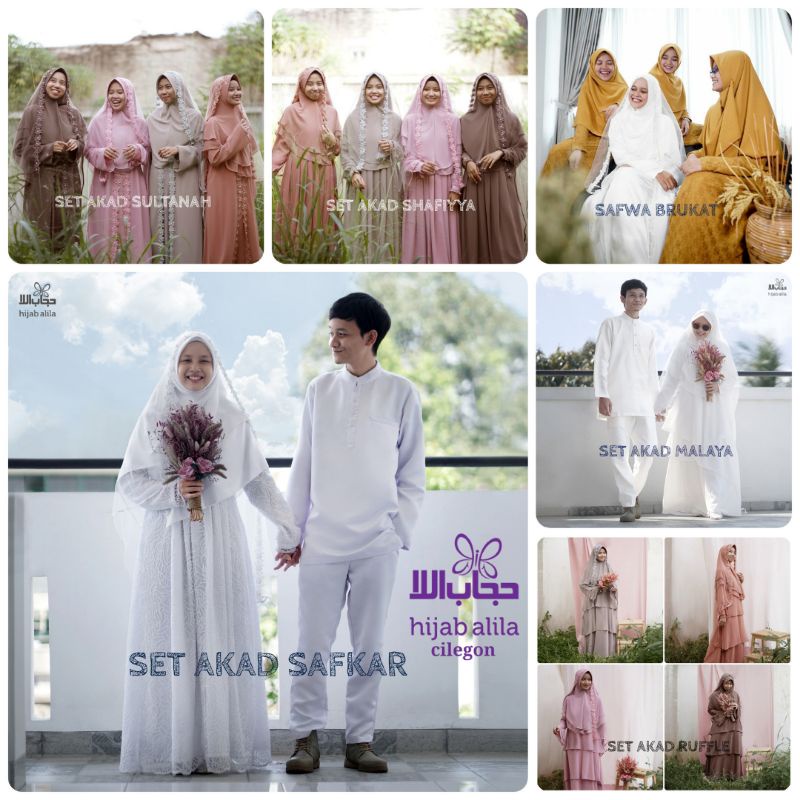 Detail Baju Akad Nikah Simple Hijab Nomer 22