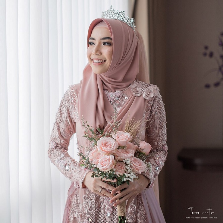 Detail Baju Akad Nikah Simple Hijab Nomer 41