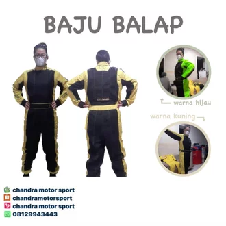 Detail Baju Balap Mobil Nomer 34