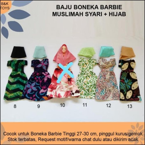 Detail Baju Barbie Muslimah Nomer 25