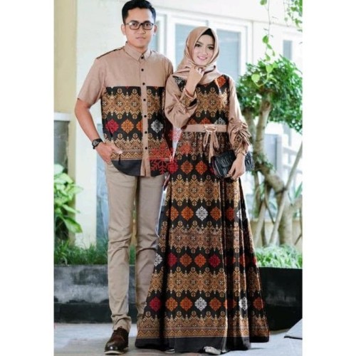 Detail Baju Batik Couple Keluarga Modern Nomer 14