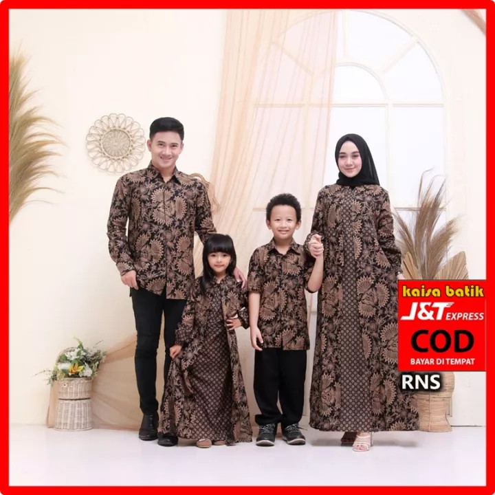 Detail Baju Batik Couple Keluarga Modern Nomer 23