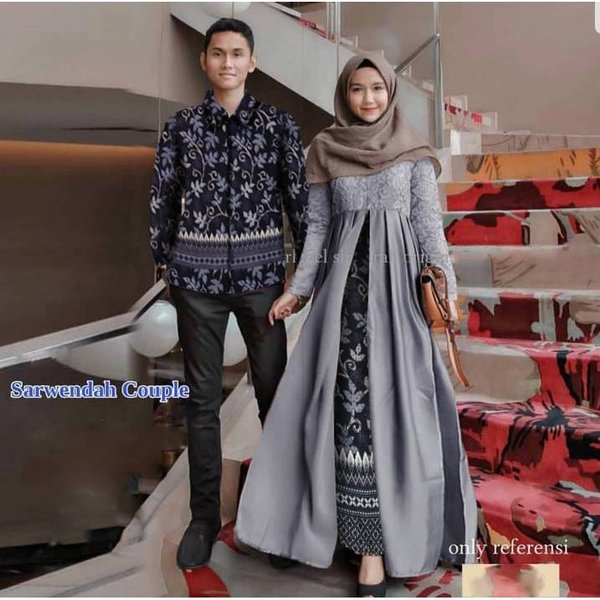 Detail Baju Batik Couple Keluarga Modern Nomer 4