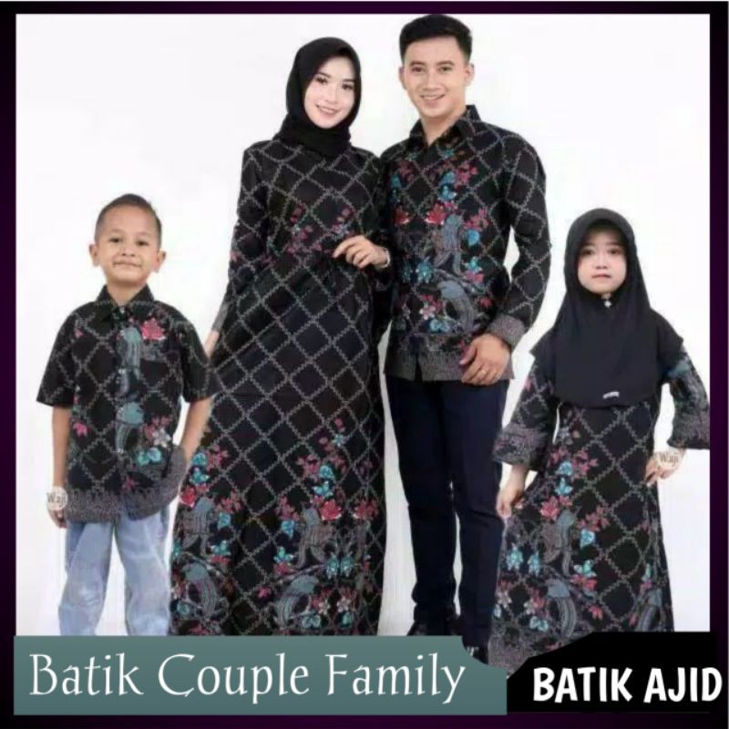 Detail Baju Batik Couple Keluarga Modern Nomer 31