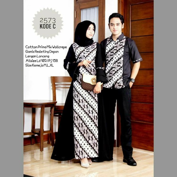 Detail Baju Batik Couple Keluarga Modern Nomer 38
