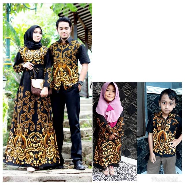 Detail Baju Batik Couple Keluarga Modern Nomer 41