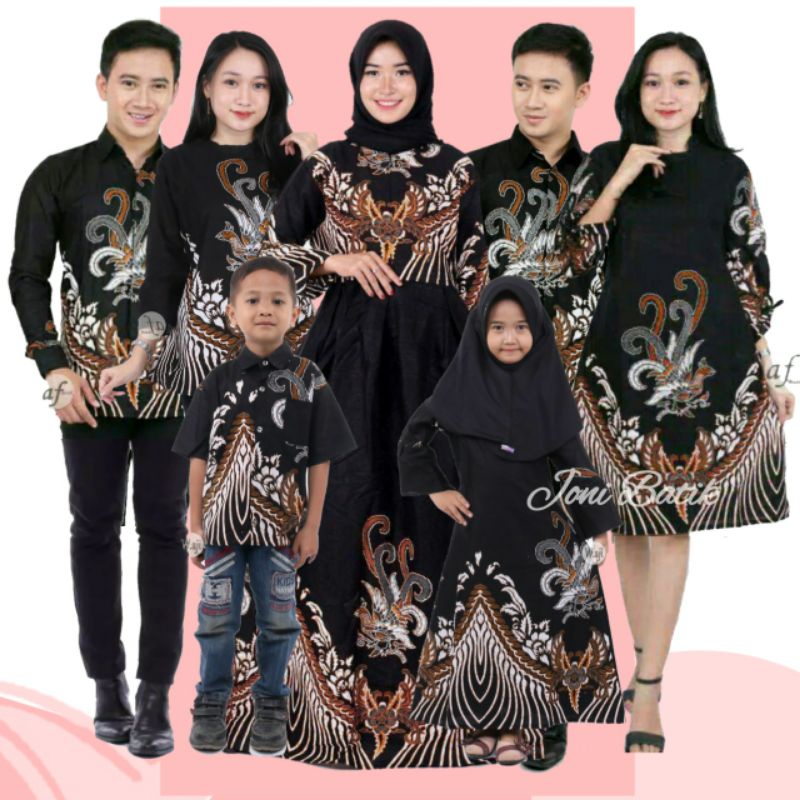 Detail Baju Batik Couple Keluarga Modern Nomer 44