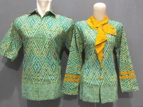 Detail Baju Batik Kerja Kombinasi Nomer 18