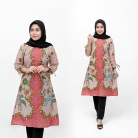 Detail Baju Batik Kerja Muslim Modern Nomer 5