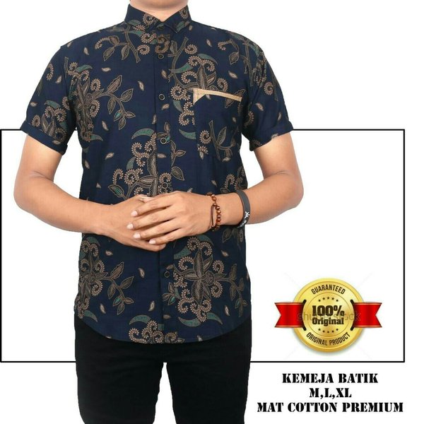 Detail Baju Batik Modern Cowok Nomer 17