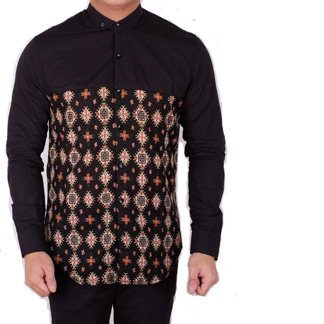 Detail Baju Batik Modern Cowok Nomer 7