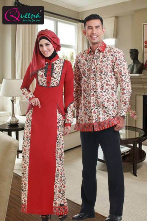 Detail Baju Batik Modifikasi Kain Polos Nomer 27