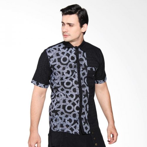 Detail Baju Batik Modifikasi Kain Polos Nomer 53