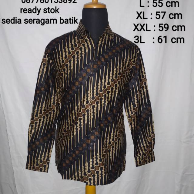 Detail Baju Batik Motif Parang Nomer 48