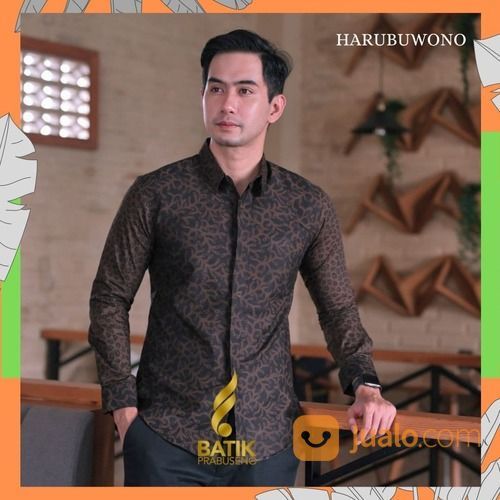 Detail Baju Batik Pria Lengan Panjang Modern Nomer 57