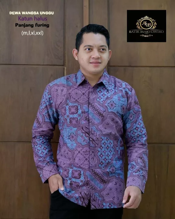 Detail Baju Batik Ungu Nomer 18