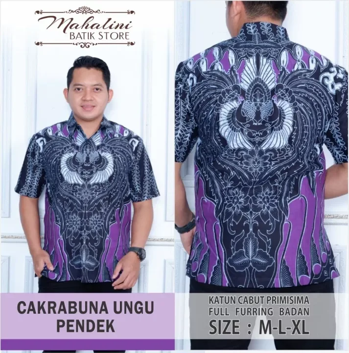 Detail Baju Batik Ungu Nomer 34