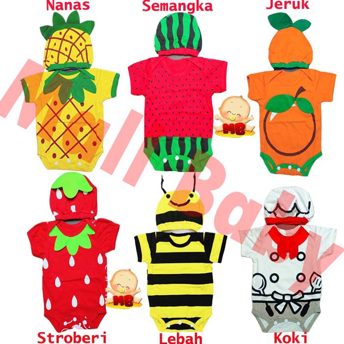 Detail Baju Bayi Karakter Kartun Nomer 11