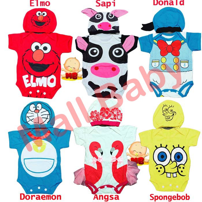 Detail Baju Bayi Karakter Kartun Nomer 5