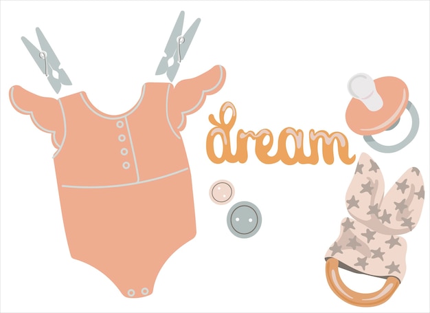 Detail Baju Bayi Vector Nomer 43