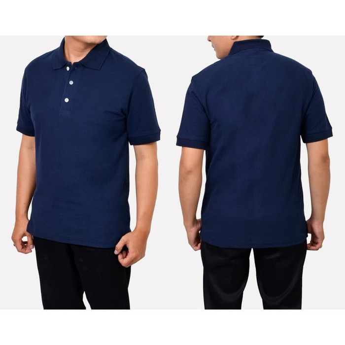 Detail Baju Biru Dongker Polos Nomer 28