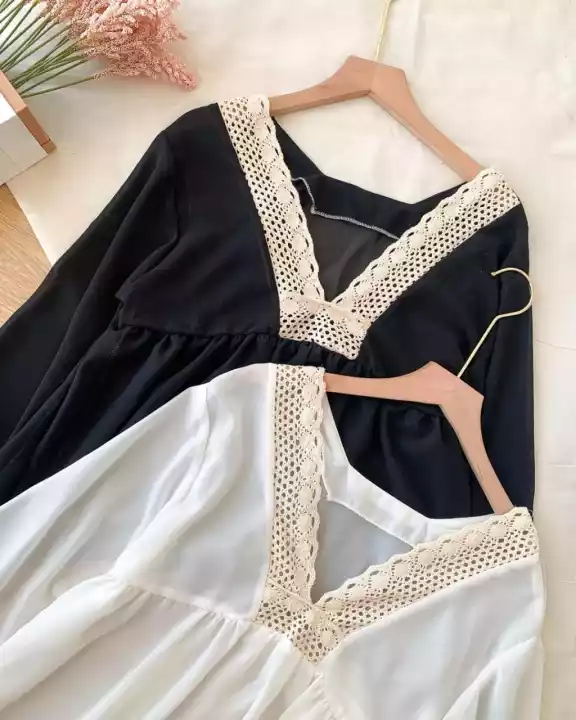 Detail Baju Blus Renda Nomer 18