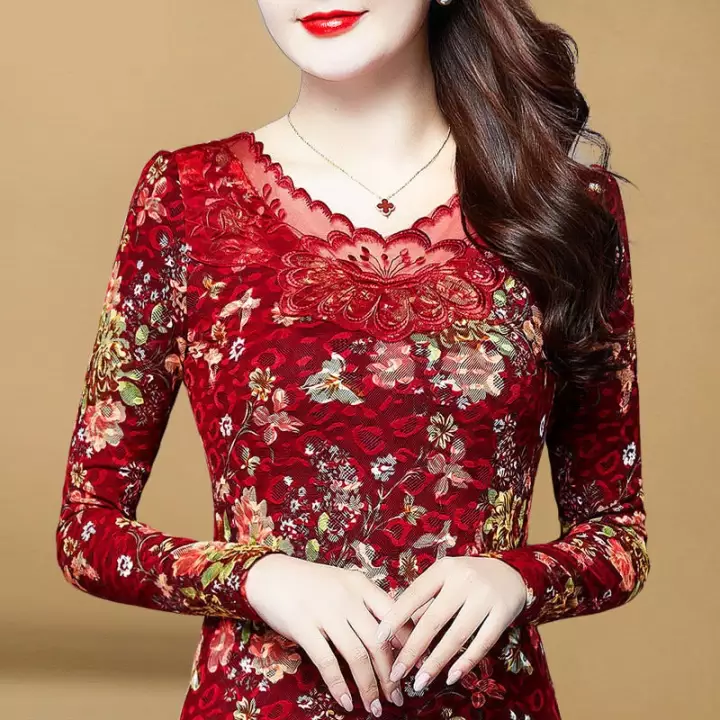 Detail Baju Blus Renda Nomer 29