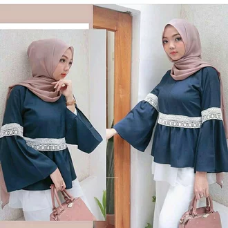 Detail Baju Blus Renda Nomer 36