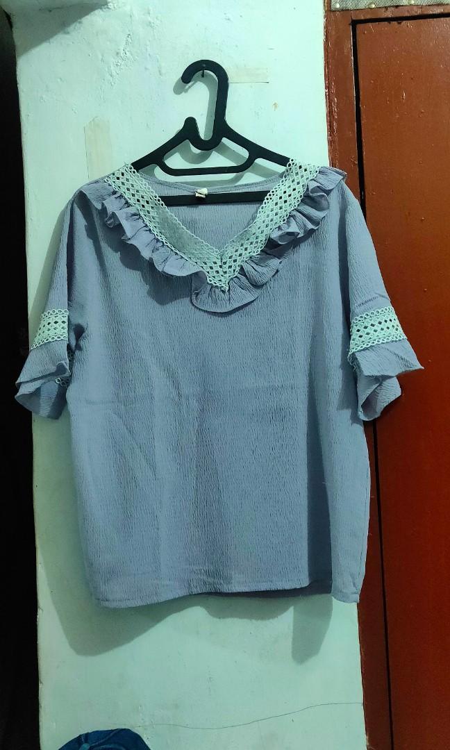 Detail Baju Blus Renda Nomer 42