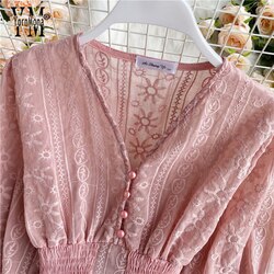 Detail Baju Blus Renda Nomer 51