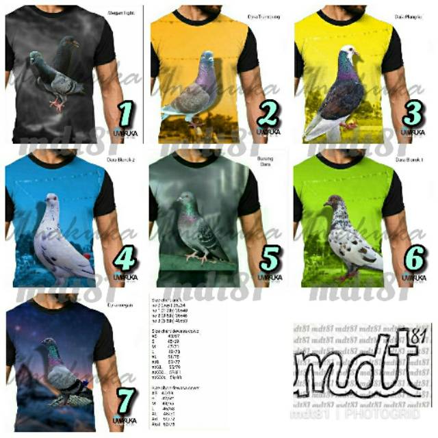 Detail Baju Burung Merpati Nomer 15