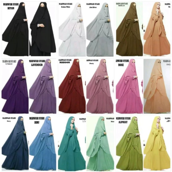 Detail Baju Cadar Hitam Nomer 28