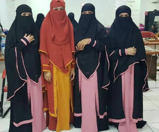 Detail Baju Cadar Hitam Nomer 32