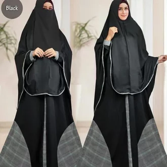 Detail Baju Cadar Hitam Nomer 36