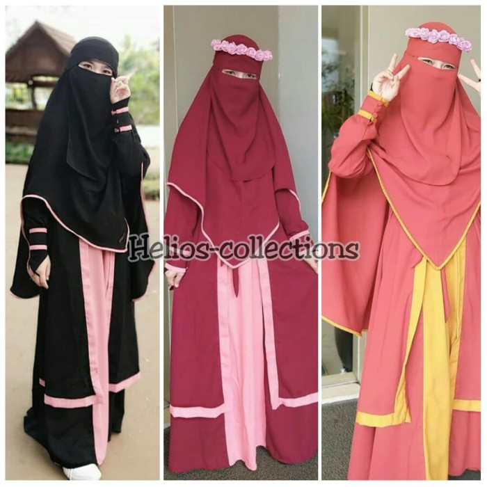 Detail Baju Cadar Hitam Nomer 38