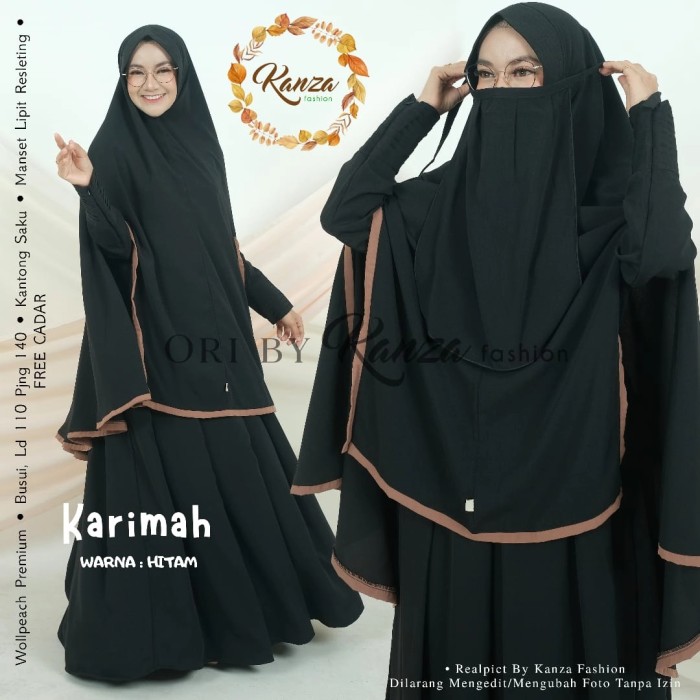 Detail Baju Cadar Hitam Nomer 50