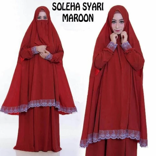 Detail Baju Cadar Hitam Nomer 54
