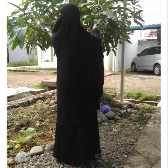 Detail Baju Cadar Hitam Nomer 56