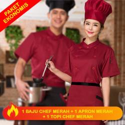 Detail Baju Chef Wanita Berhijab Nomer 5