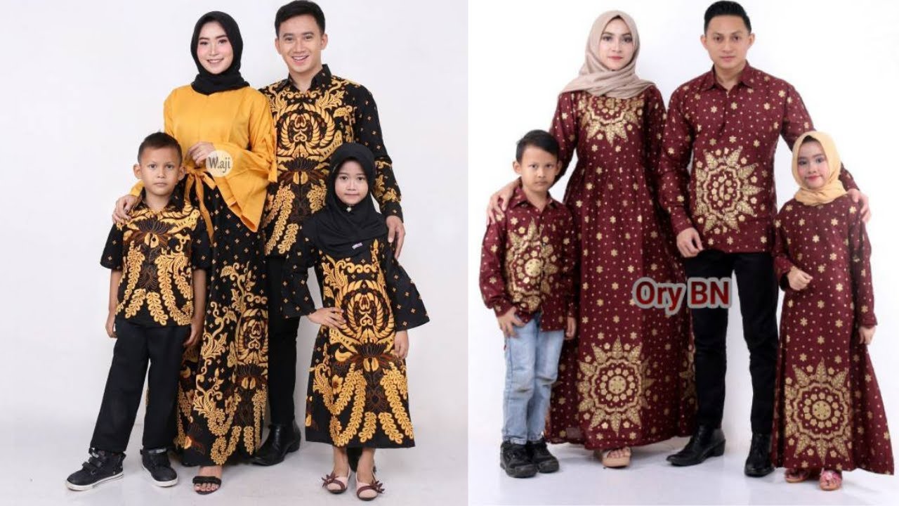 Detail Baju Couple Keluarga Batik Nomer 17