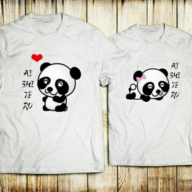 Detail Baju Couple Panda Lengan Panjang Nomer 23