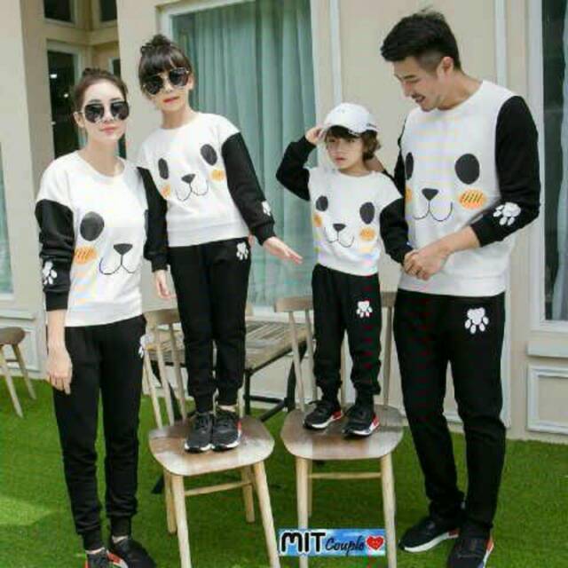 Detail Baju Couple Panda Lengan Panjang Nomer 43