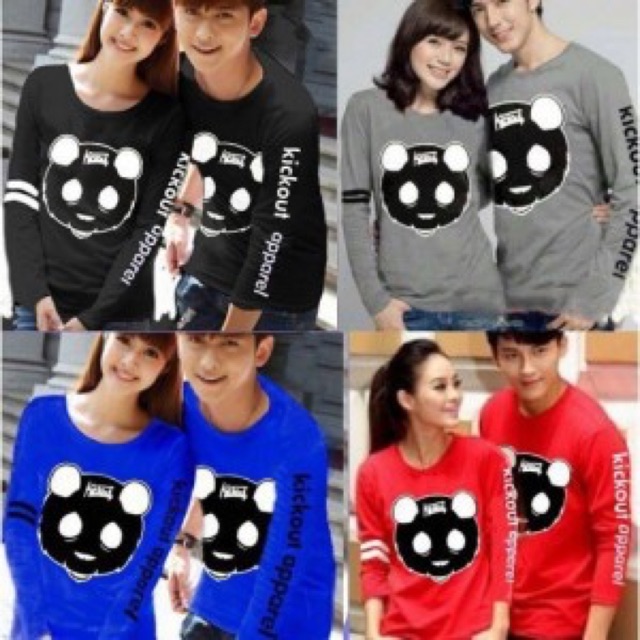 Detail Baju Couple Panda Lengan Panjang Nomer 8