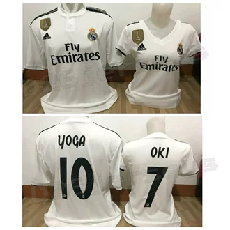 Detail Baju Couple Real Madrid Nomer 39