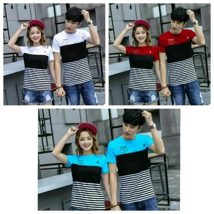 Detail Baju Couple Sahabat 3 Orang Nomer 44